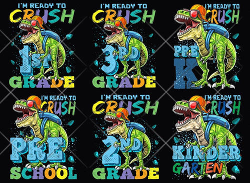 Crush The Grade Dinosaur Transfers