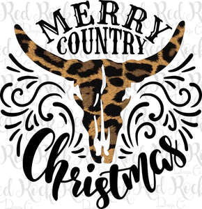 Merry Country Christmas - Leopard - DD