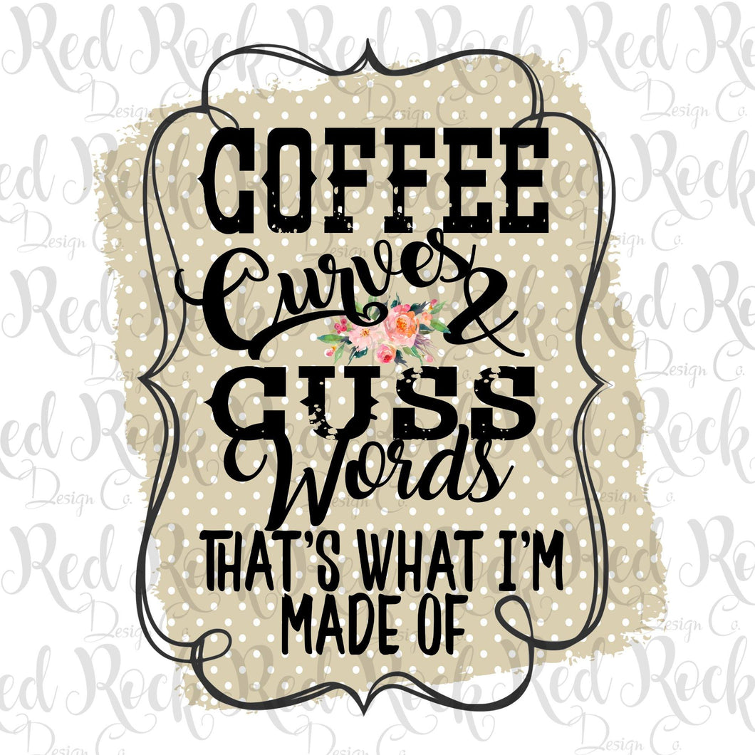 Coffee Curves & Cuss Words - DD