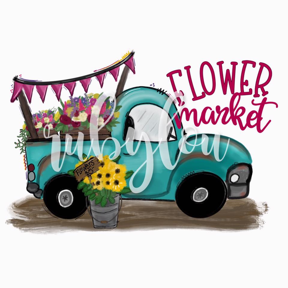 Flower Market Truck