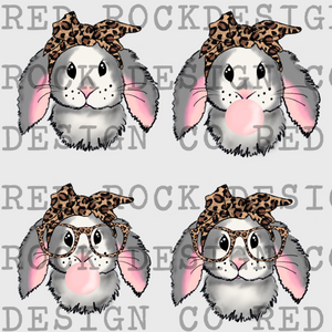 Bunny with Bandana and Glasses - DD