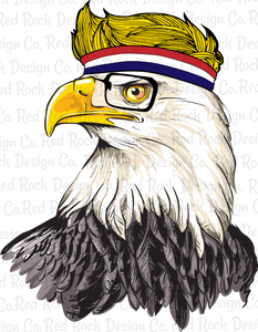 Trump Eagle with hair