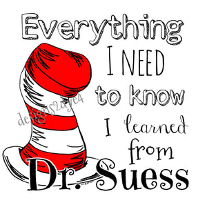 I learned from Dr. SUESS