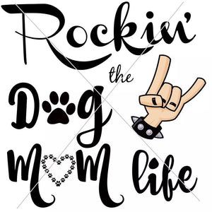 Rock in Dog Mom