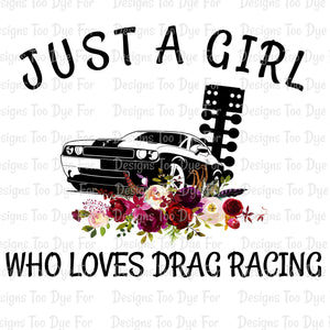 Woman Loves Drag Racing