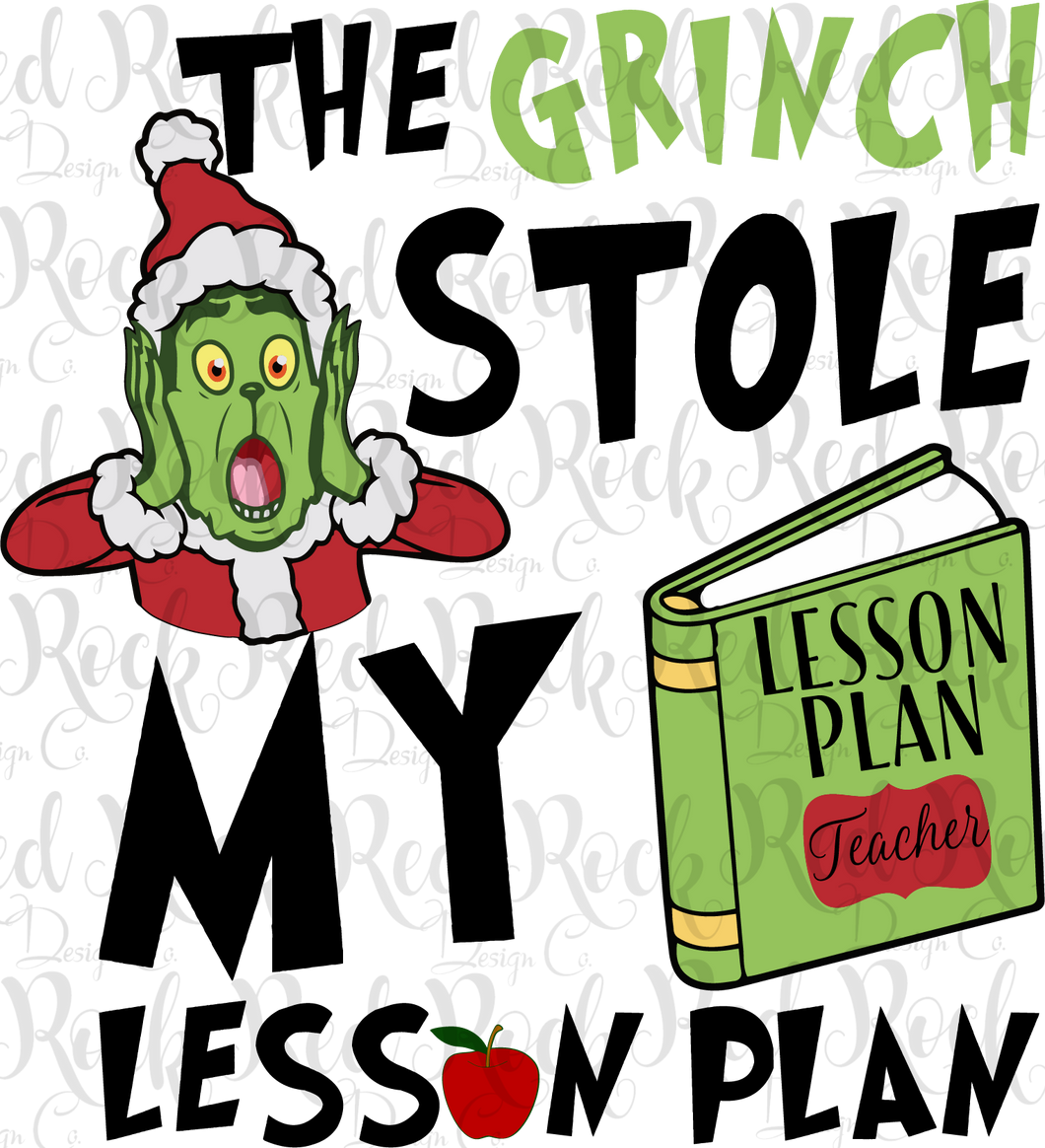 Grinch stole my lesson plan