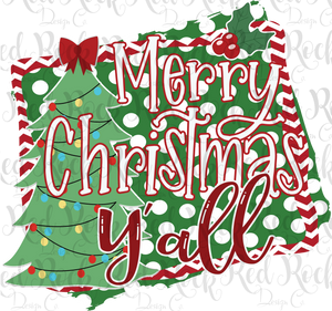 Merry Christmas Yall- Tree