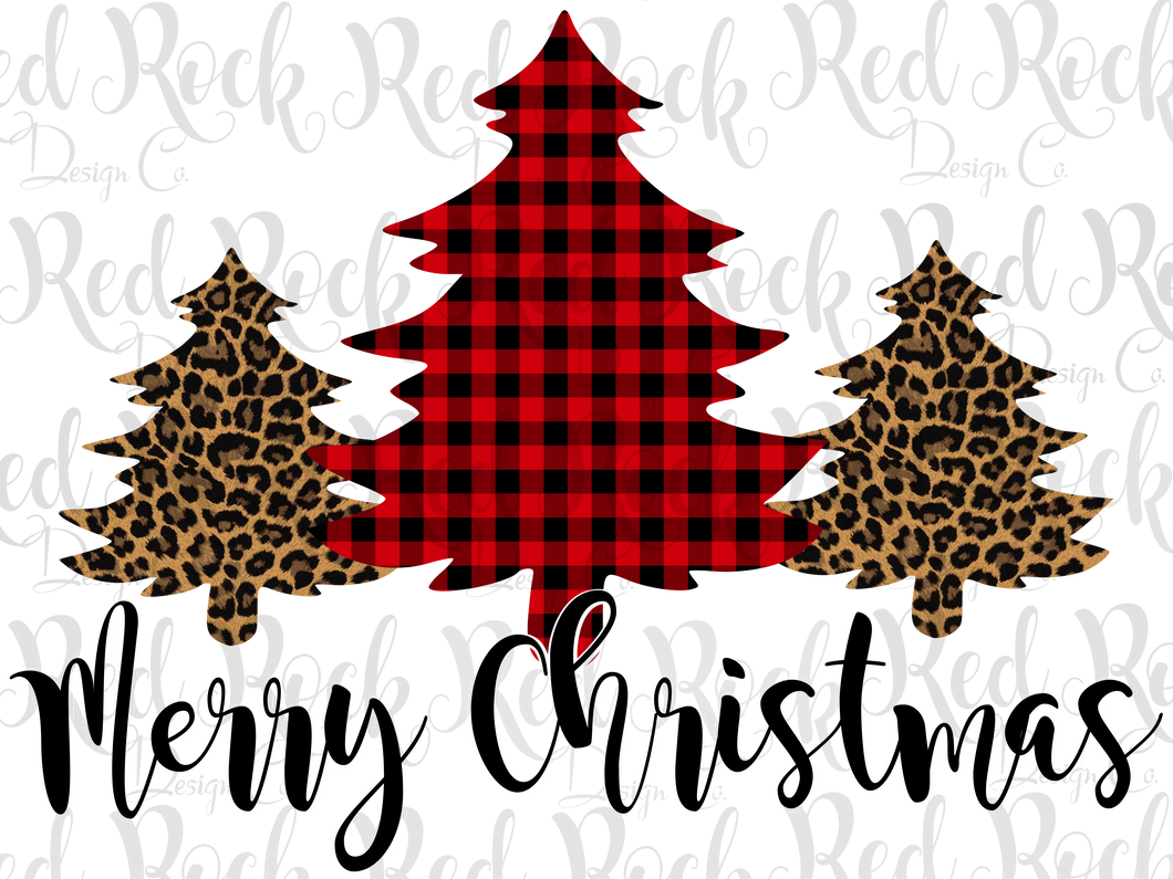 Merry Christmas Trees - Buffalo