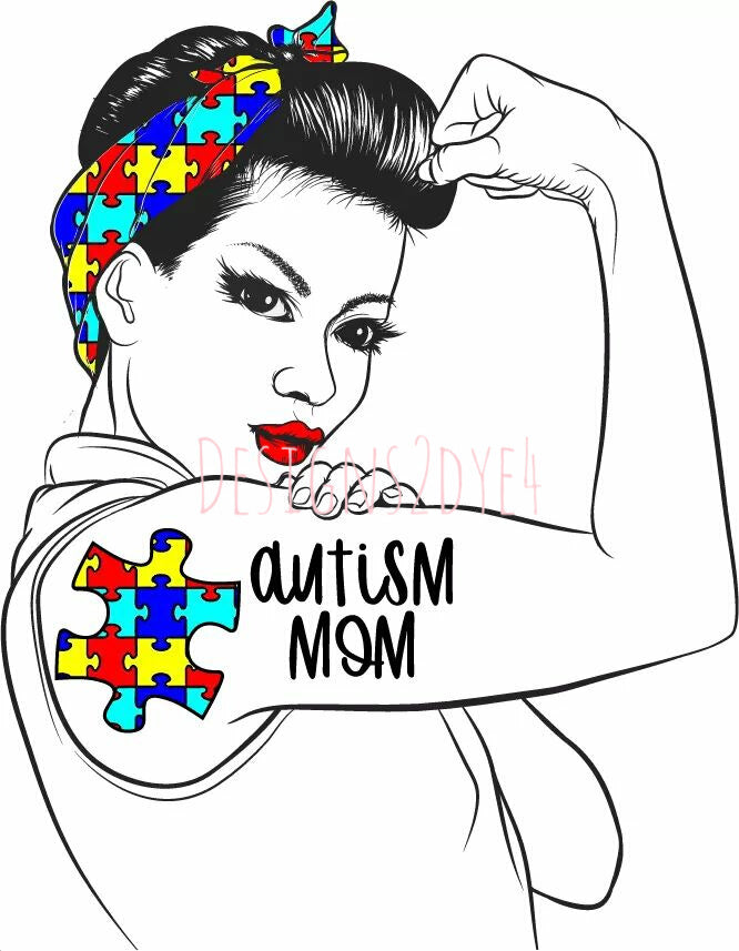Autism Mom - Sublimation