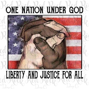 One Nation Under God Square Style-DD