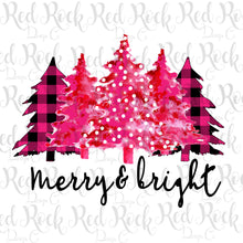 Merry & Bright Pink Trees - DD