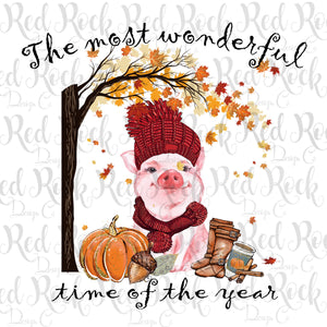 The most wonderful time of the year piggy
