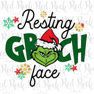 Resting Grinch Face - DD