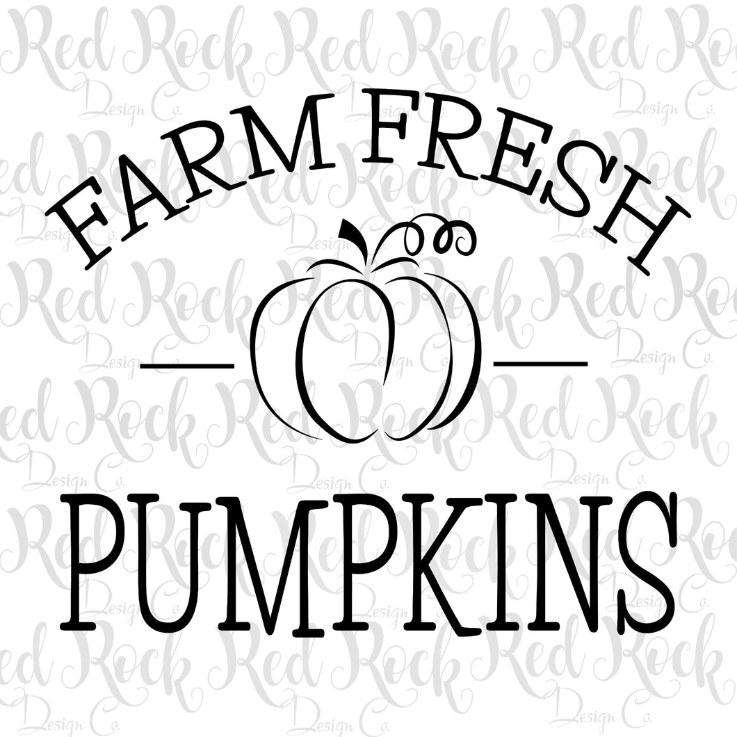 Farm Fresh Pumpkins - DD