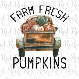 Farm Fresh Pumpkins Truck