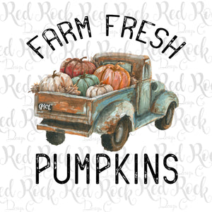 Farm Fresh Pumpkins Trucks - DD