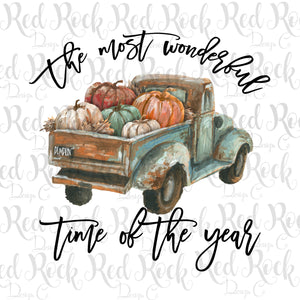 The Most Wonderful Time of the Year Truck - DD