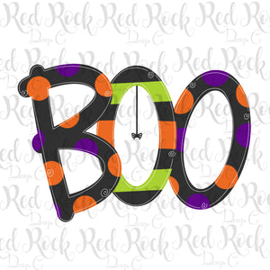 Boo Doodle Word - Sublimation
