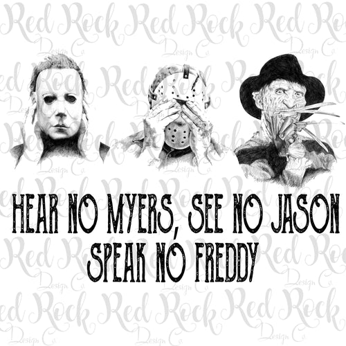Hear no Myers, See no Jason, Speak no Freddy - DD