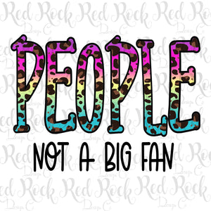 People Not a Big Fan - DD