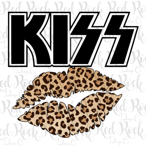 Kiss Leopard Lips - Sublimation