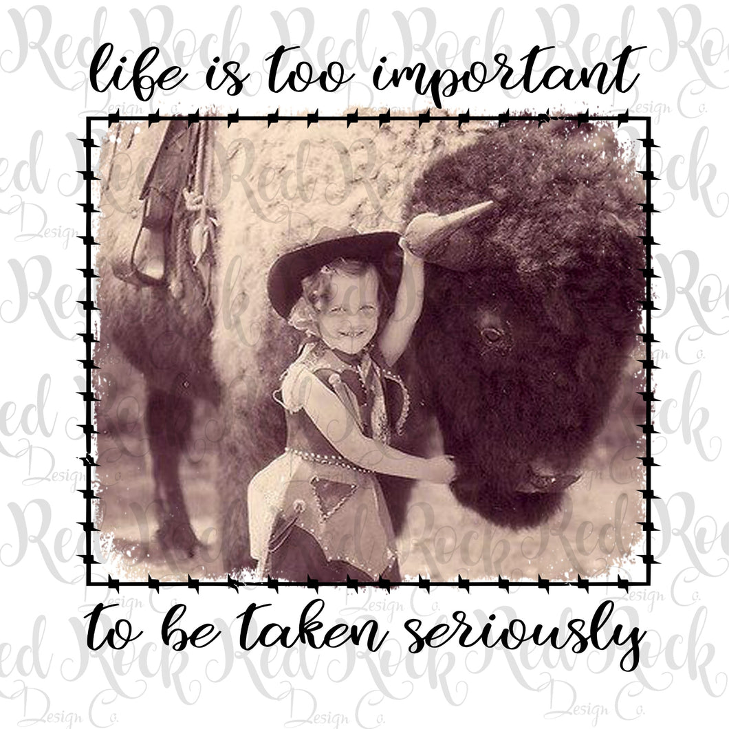 Life is too Important - DD