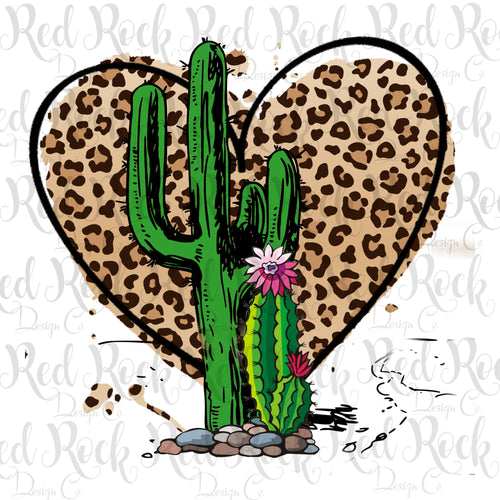 Leopard Cactus Heart - DD