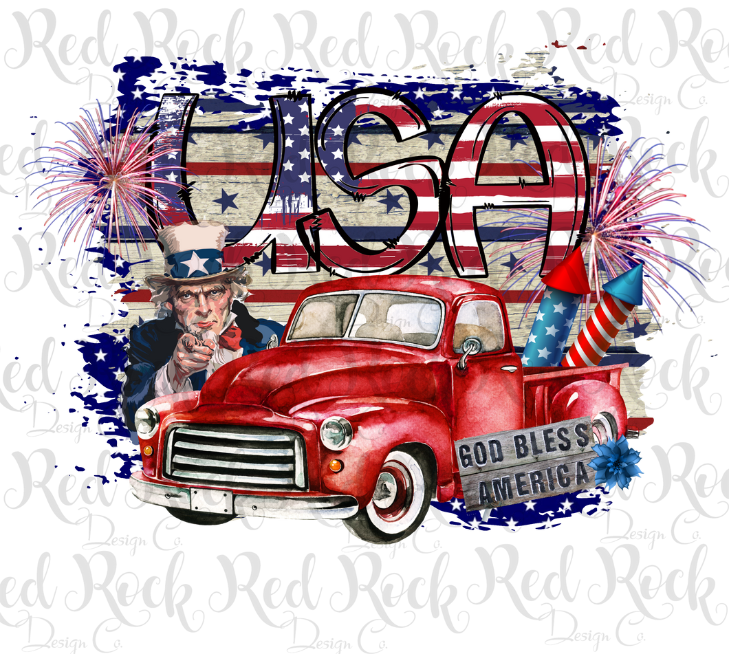 USA - God Bless America Truck - DD