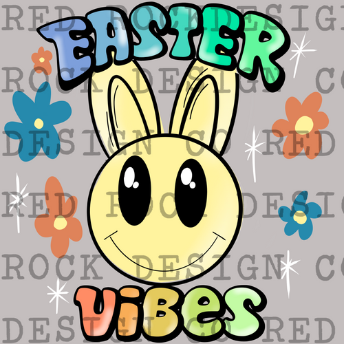 Easter Vibes Retro Bunny - DD