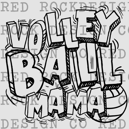 Volleyball Mama - DD