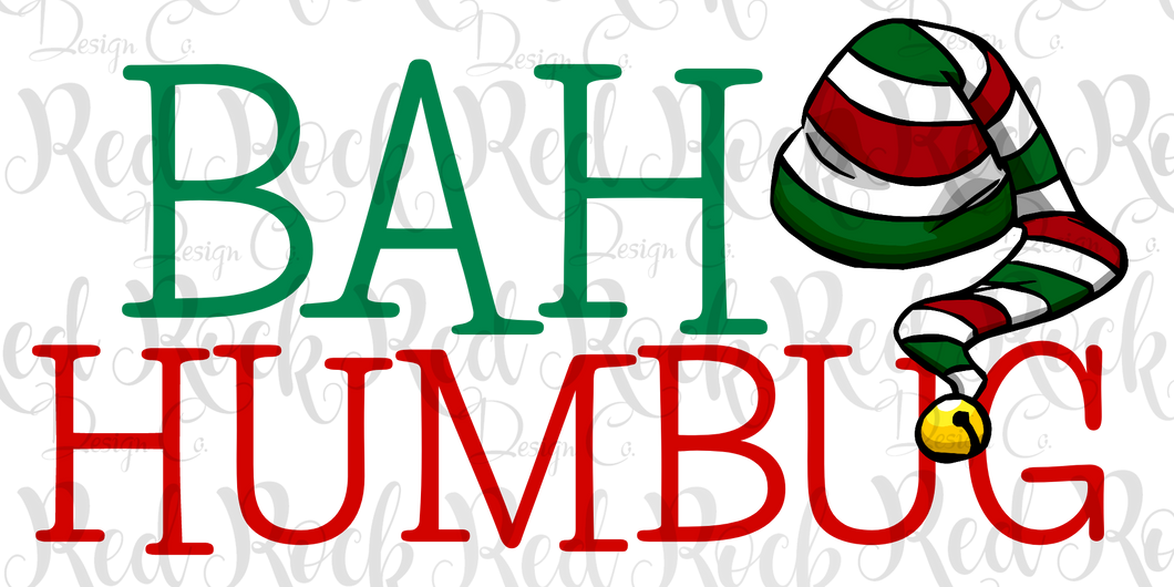 Bah Humbug Stocking - Sublimation