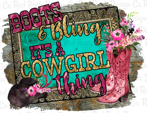 Boots & Bling - Sublimation