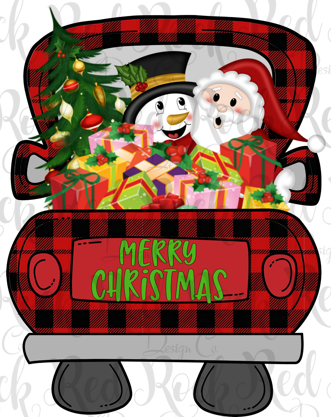 Christmas Truck Santa
