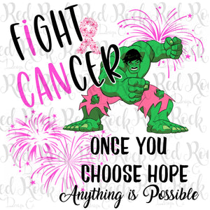 Fight Cancer -  Hulk