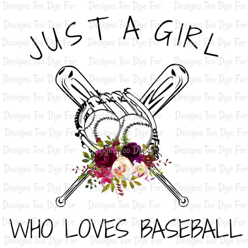 Girl who loves baseball