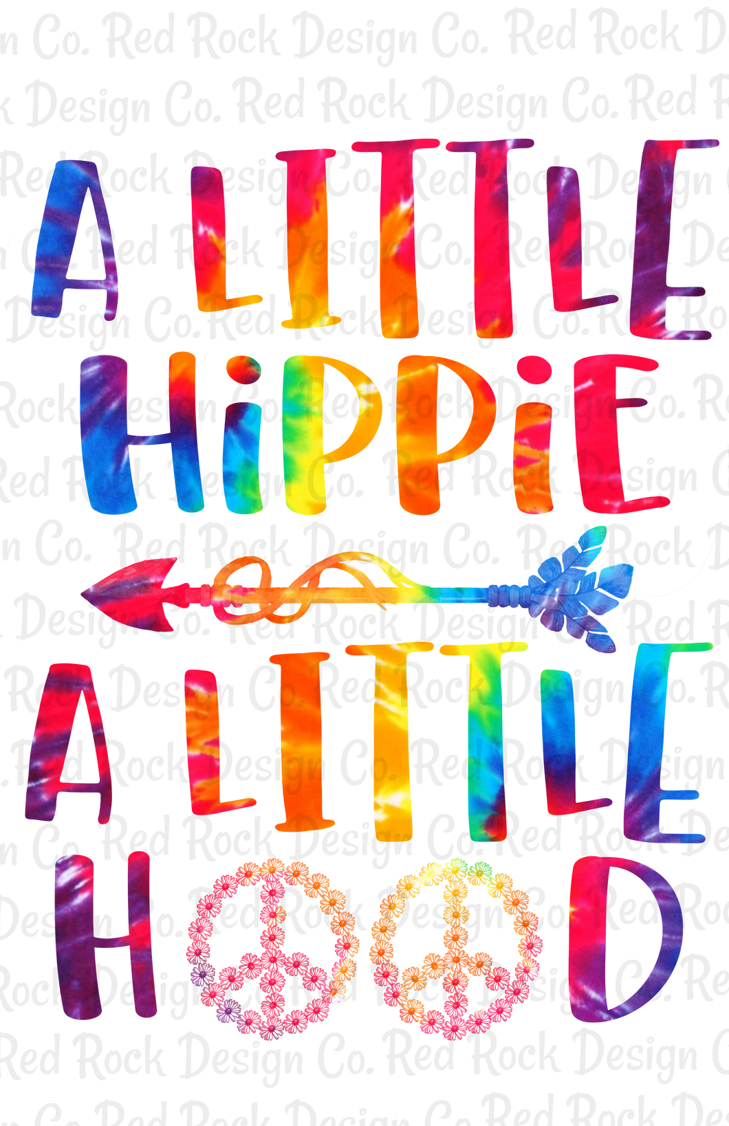 A little Hippie a little Hood - Sublimation