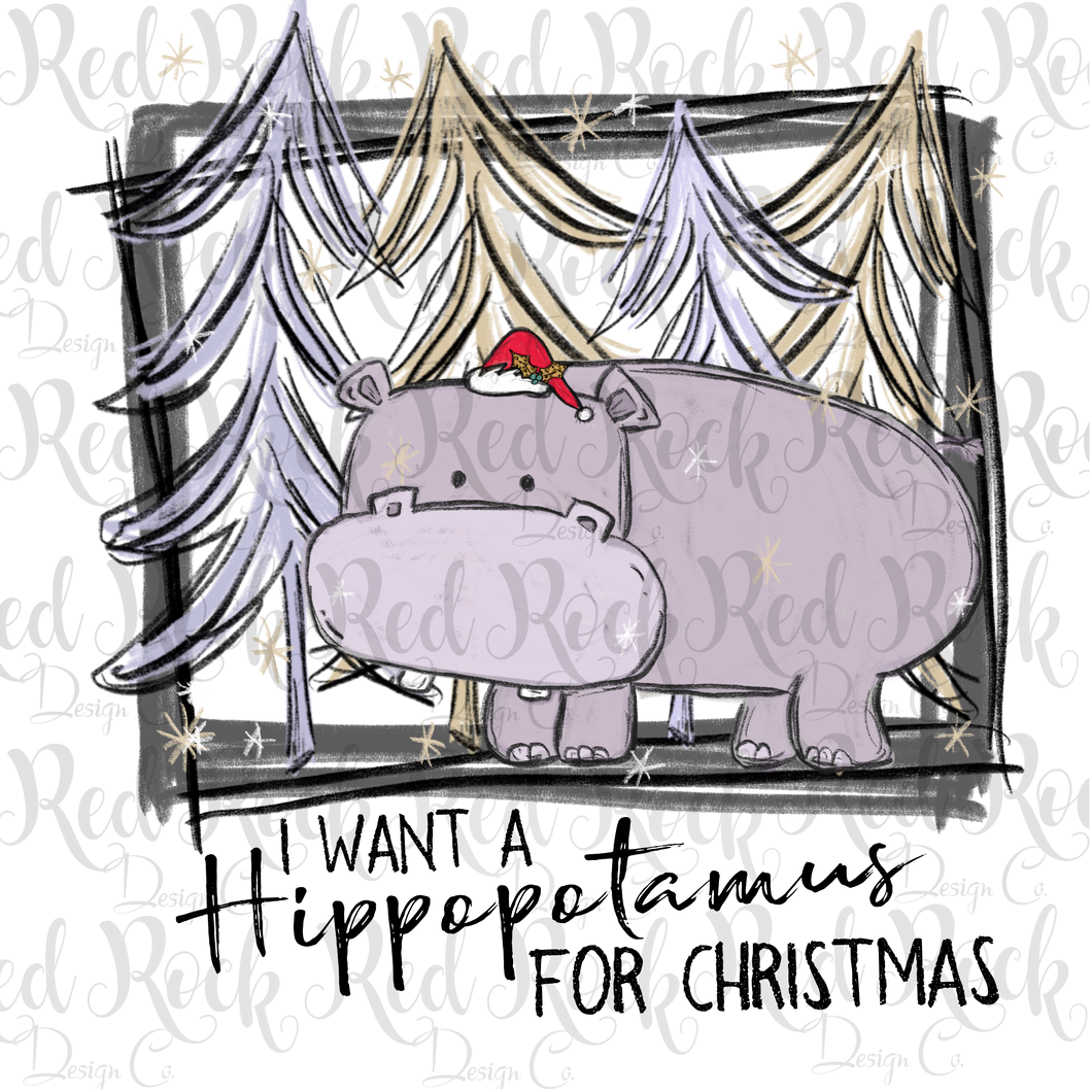 Hippo for Christmas