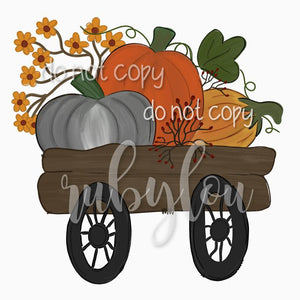 Doodle Pumpkin Wagon