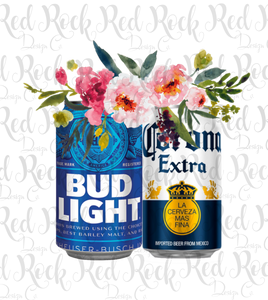 Floral Bud Light & Corona - DD