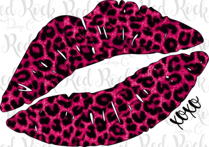 pink leopard lips - DD