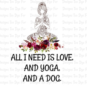 Love, Yoga and a Dog