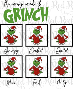 The many moods of Grinch