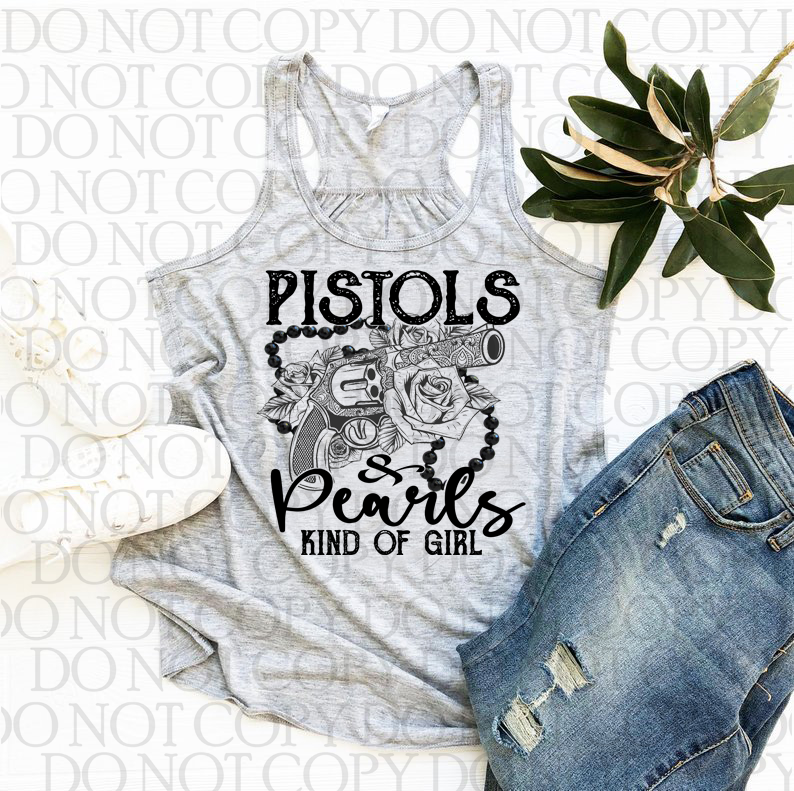 Pistols & Pearls - SCREEN PRINT