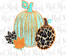 Leopard & Glitter Pumpkins