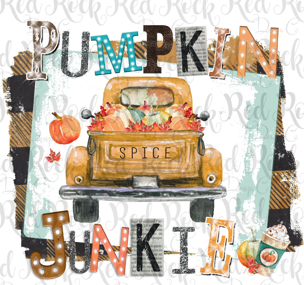 Pumpkin Spice Junkie - DTF