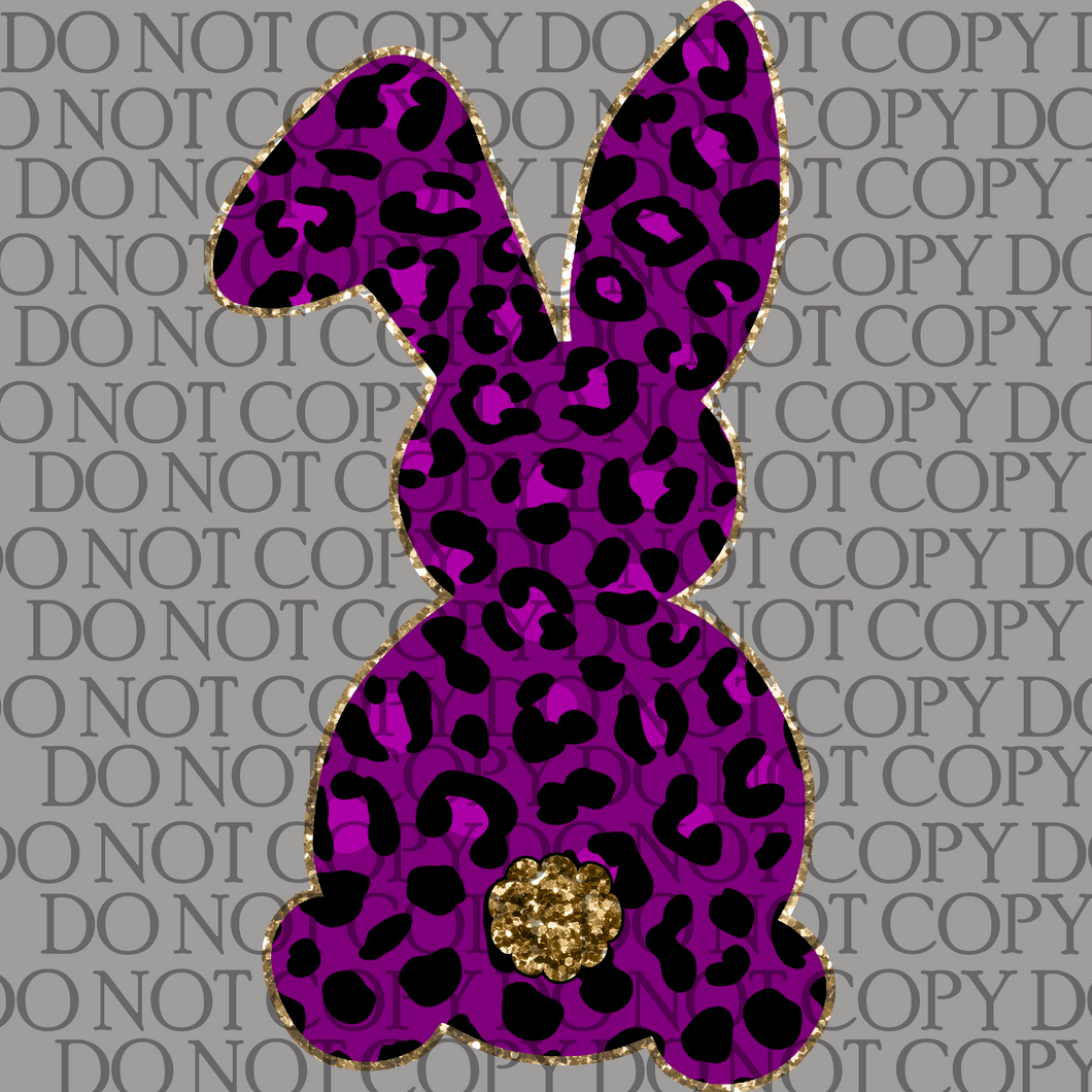 Purple Leopard Bunny - DD