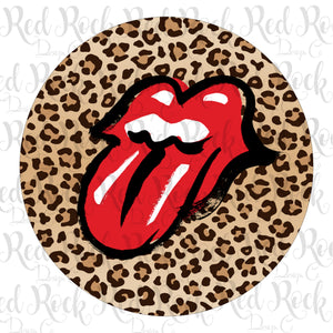 Rolling Stones Leopard Lips - DD