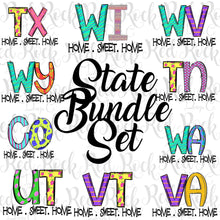Home Sweet Home - State Letters
