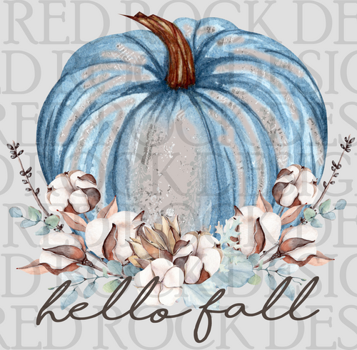 Hello Fall Pumpkin - Plain- DD