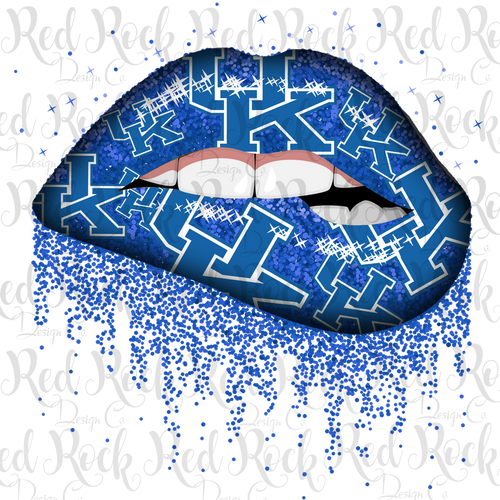Kentucky glitter lips
